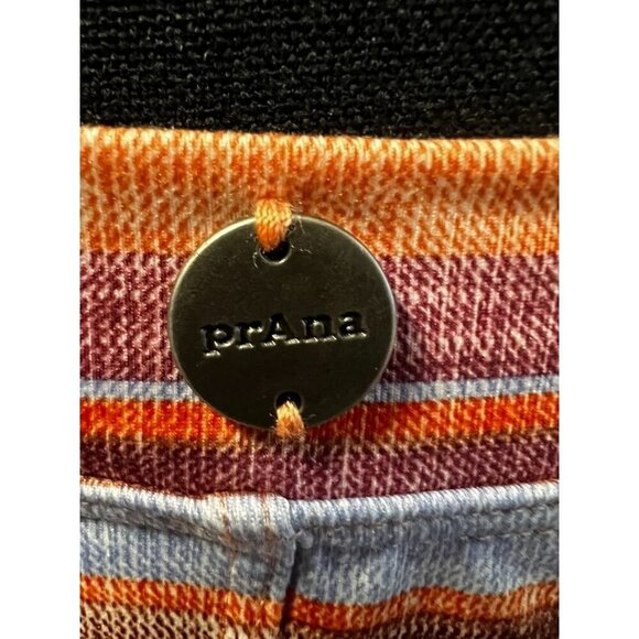 PrAna Womens Striped Halter Sundress Orange & Purple Cotton/Blend Size S - Picture 7 of 10